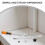 1Ensemble Accessoires Urinoir Maison Kit Installer Valve Joint Durable 5