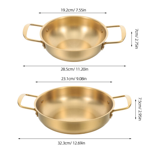 2Pièces Pot En Pour Ramen Poignées - Cuisine Coréenne 2