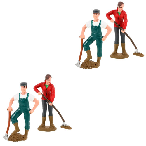 4 Pièces Fermier De Ferme Simulation Femme 2