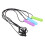 3Pièces Jouets Silicone Pour Bébé Collier Dentition Coloré Confort 5