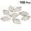 100Pièces Métalliques Trouées DIY Accessoires Dorés 5