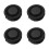 4Pièces Cache Rocker Scooter Noir Résistant Chocs 5