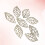 100Pièces Métalliques Trouées DIY Accessoires Dorés 10
