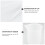 8Pièces Tasses Silicone Blanches Pour Mélange Pigments Avec Bâtonnet 9