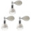 3Pièces Spray Poudre Éclat Transparent Pour Corps Et 2