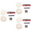 3Ensembles Kit Complète Levain Bocal Couvercle Tissu Bande Date 8