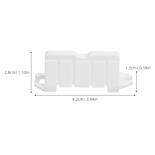 100Pièces Mini Barrières De Route ABS Colorées Pour Circuit Rc Décor 1