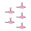 5Pièces De Protection Multicolores Anti-Glisse Pour Patinage 7