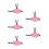5Pièces De Protection Multicolores Anti-Glisse Pour Patinage 4