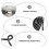 2Pièces Ruban Silicone Butyle Noir Adhésif Pour Étanchéité 9