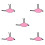 5Pièces De Protection Multicolores Anti-Glisse Pour Patinage 6