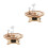 2 Pièces Kit En Bois Puzzle Éducatif Enfants 7