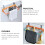 3Pièces Porte-Serviettes Perçage Ps+acier Inoxydable Multicolores 11