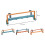 3Pièces Porte-Serviettes Perçage Ps+acier Inoxydable Multicolores 2