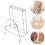 1Pièces Rangement Couteaux Acier Inoxydable Support Cuisine Argent 2