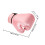 2Paires Boxe Rose Enfants PU Mousse Protection Main Réglable 2