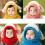 Ensemble Bonnet Écharpe Rose Laine Tricotée 5