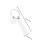 2Pièces - Blank Acier Inoxydable Argenté DIY 2