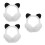 3Pièces Protège-Oreilles Enfants Multi Usage Panda 9