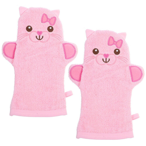 8Pièces Bain Rose Exfoliants Animaux Enfants