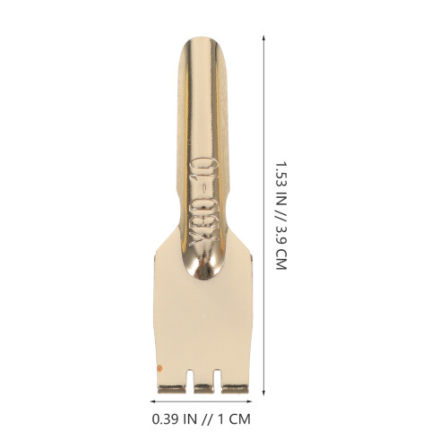 3Pièces Pointe Stylo Or En Cuivre Usure Résistante 1