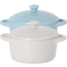 2Pièces Bol Céramique Résistant Four Multi-Usages Cuisine Salade Soupe