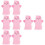 8Pièces Bain Rose Exfoliants Animaux Enfants 9