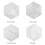 10Pièces Ponchos Jetables Outdoor 3