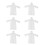 10Pièces Ponchos Jetables Outdoor 9