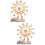 2 Ensembles Puzzle Bois 3D Fait Main Roue De Ferries 5