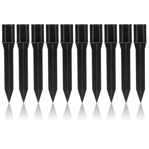 30Pièces Piquets De Fixation ABS Pour Solaires De Jardin