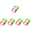 20 Pcs Pool Diving Rings For Outdoor Training 6