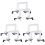 6Pcs Violin Beginner Collimator Transparent Durable Bow Corrector 2