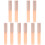10Pcs Pink Silicone Lip Gloss Applicator Brush for Smooth Makeup Use 3