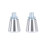 3Pcs Spring Pin Silver Carbon Steel Durable Spring Catch for Machinery 1