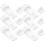 24Pcs Transparent Acrylic Hinge Latch Lock for Boxes Clear Snap Buckle 2