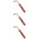 3Pièces Accessoire Dulcimer Précis Résistant Couleur Marron 10