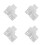 4pcs Mini Villa Ornament Sand Table Model Building 6