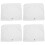 4Pcs Large Reusable Mesh Brew Bags White Polyester Filter Strainer 7