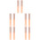 10Pcs Pink Silicone Lip Gloss Applicator Brush for Smooth Makeup Use 4