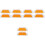 10Pcs Durable Reflective Delineators for Road and Driveway Safety 4