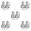 10Pcs Portable Silver Threading Tool Kit for Plastic Water Pipes 8