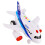 2Pcs Baby Airplane Toy Electronic Moving Plane Development Model 11