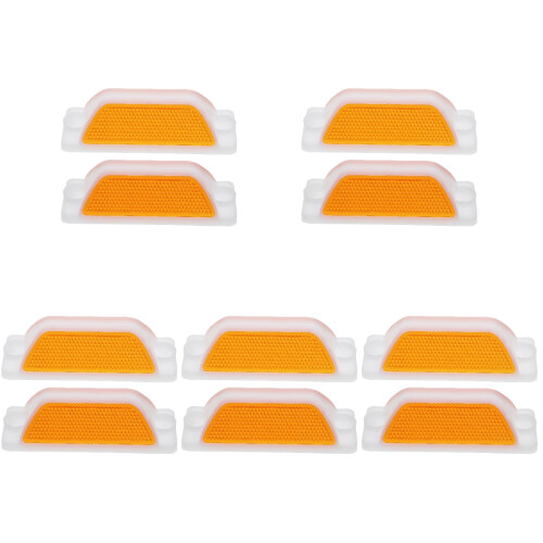 10Pcs Durable Reflective Delineators for Road and Driveway Safety 1