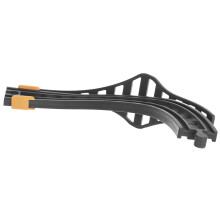 4Pcs Plastic Curved Train Track Expansion Part For Kids Model Railroad