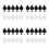 40 Pcs Plastic Arrows Game For Board Games Party Props 10