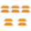 10Pcs Durable Reflective Delineators for Road and Driveway Safety 3