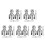 10Pcs Portable Silver Threading Tool Kit for Plastic Water Pipes 9