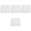 4Pcs Large Reusable Mesh Brew Bags White Polyester Filter Strainer 5