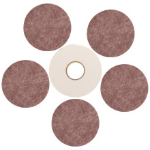 4 Sets Storage Jar Sealing Material Wide Mouth Lids Non-Woven Tape